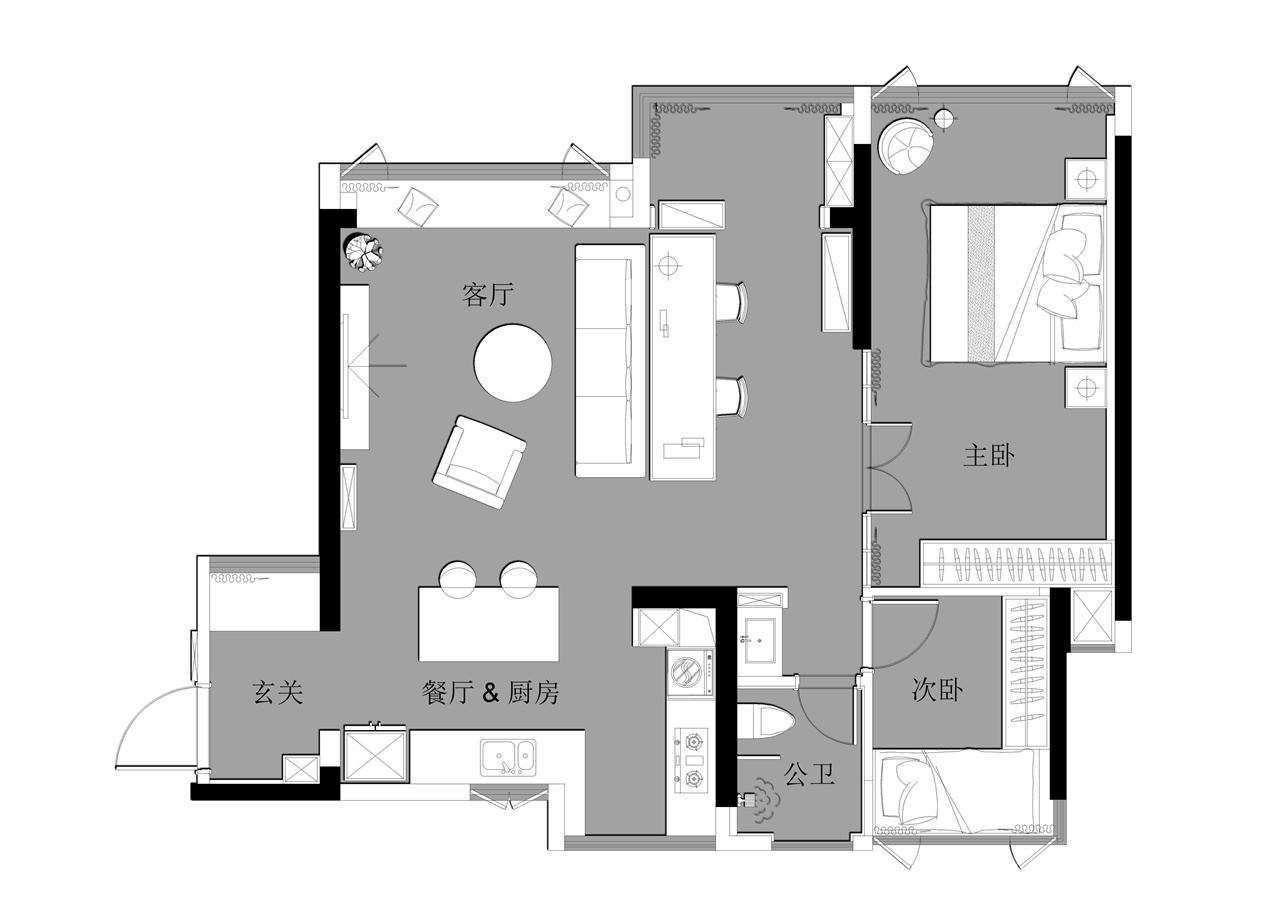 1.2平面布置